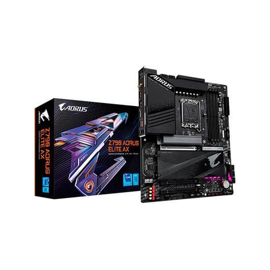 Placa base gigabyte 1700 z790 aorus elite ax atx - 4x ddr5 - 6x sata3 - 5x usb 3.2 - 1x usb tipo c - 4x usb 2.0 - Imagen 2