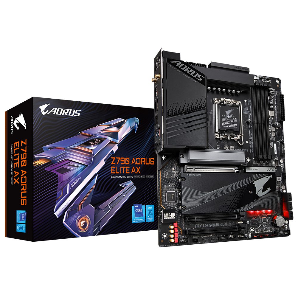 4719331849467 | P/N: Z790 AORUS ELITE AX | Cod. Artículo: DSP0000012503 Placa base gigabyte 1700 z790 aorus elite ax atx - 4x ddr5 - 6x sata3 - 5x usb 3.2 - 1x usb tipo c - 4x usb 2.0