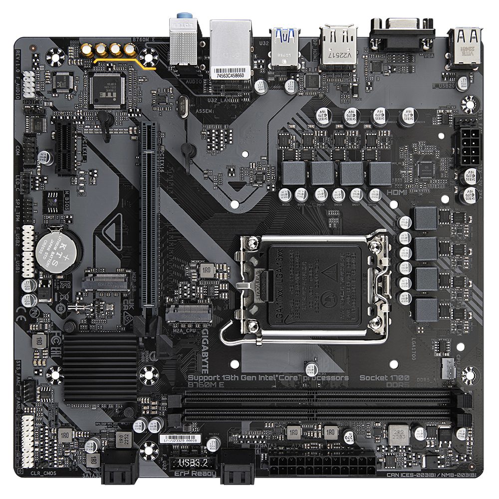 Placa base gigabyte b760m e atx - Imagen 4