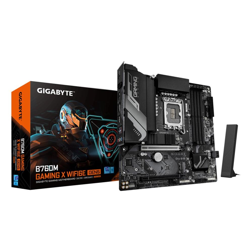 4719331872953 | P/N: 9MB76MG65-00-G10 | Cod. Artículo: DSP0000034973 Placa base gigabyte b760m gaming x wifi6e gen5 mat - 4x ddr5