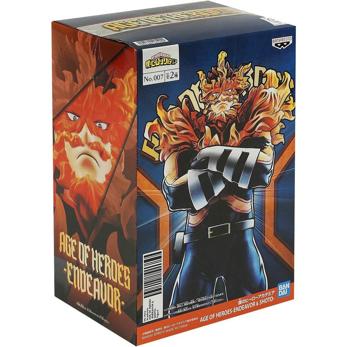 Figura banpresto my hero academia age of heroes endeavor & shoto enji todoroki - Imagen 4