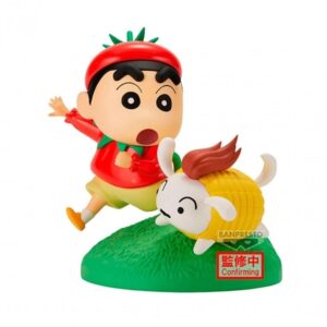 4983164291605 | P/N: BP29160P | Cod. Artículo: DSP0000032637 Figura banpresto crayon shinchan vignette vegetable costume 10cm