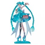 4983164293265 | P/N: BP29326P | Cod. Artículo: DSP0000032480 Figura banpresto hatsune miku banpresto evolve clearluxe - emeraldgem 28cm