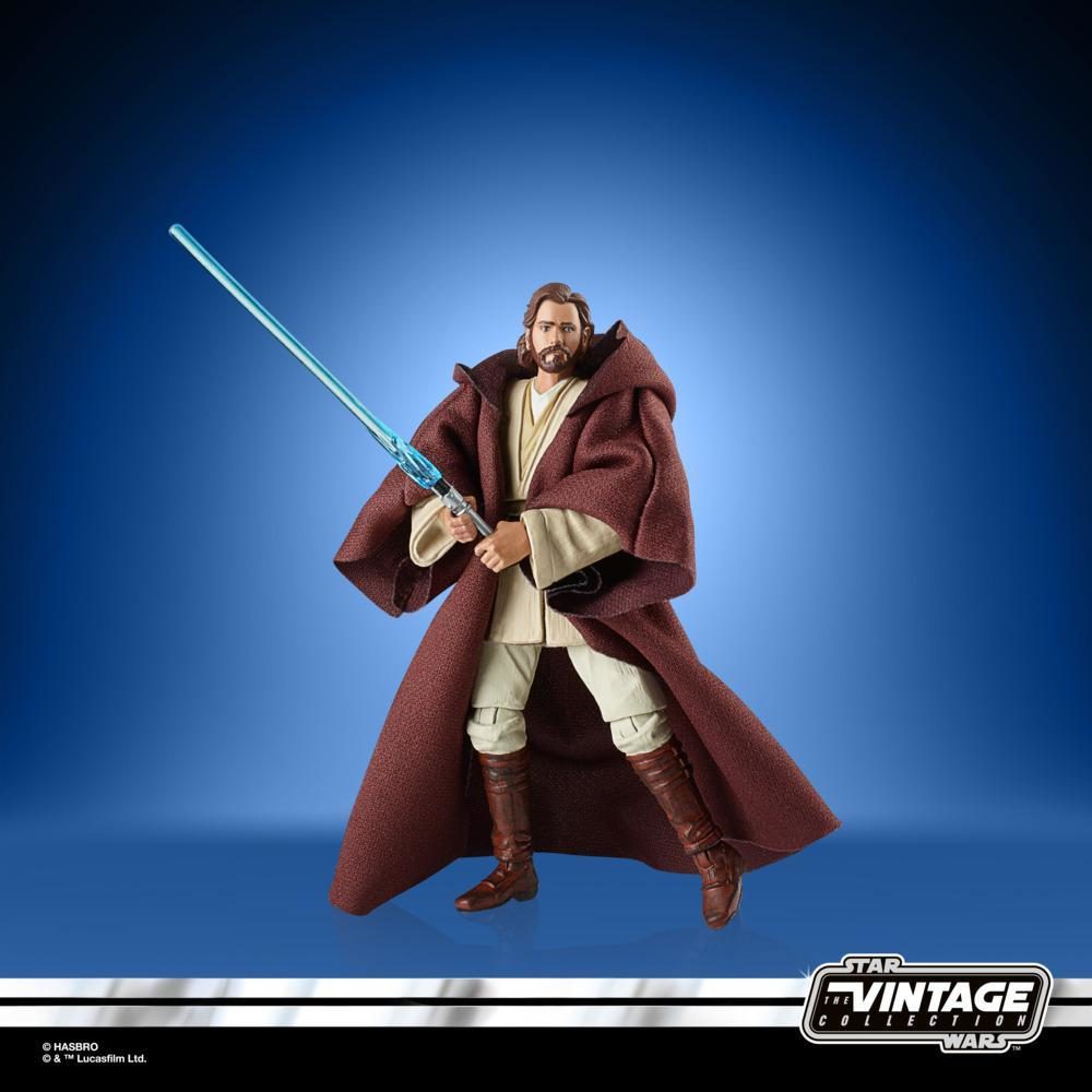 Figura hasbro obi wan kenobi 95 cm sw el ataque de los clones star wars vintage - Imagen 4