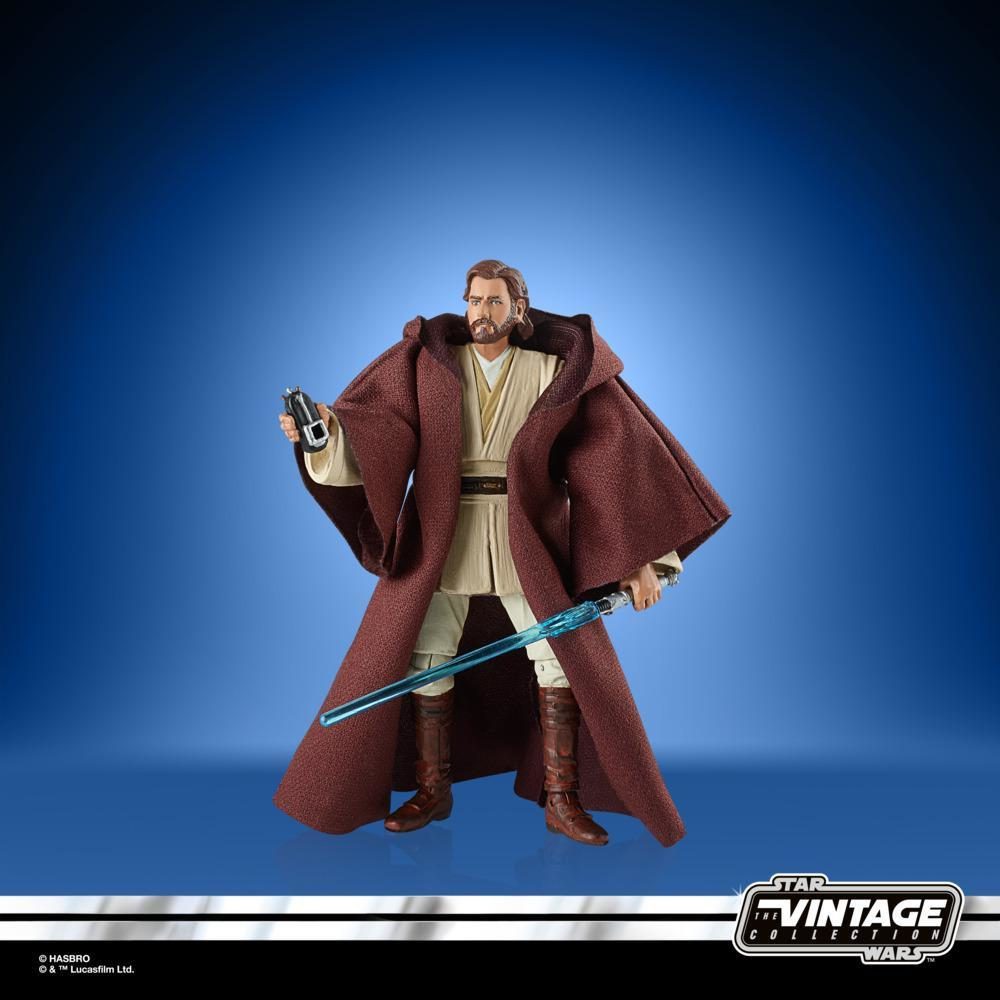 Figura hasbro obi wan kenobi 95 cm sw el ataque de los clones star wars vintage - Imagen 7