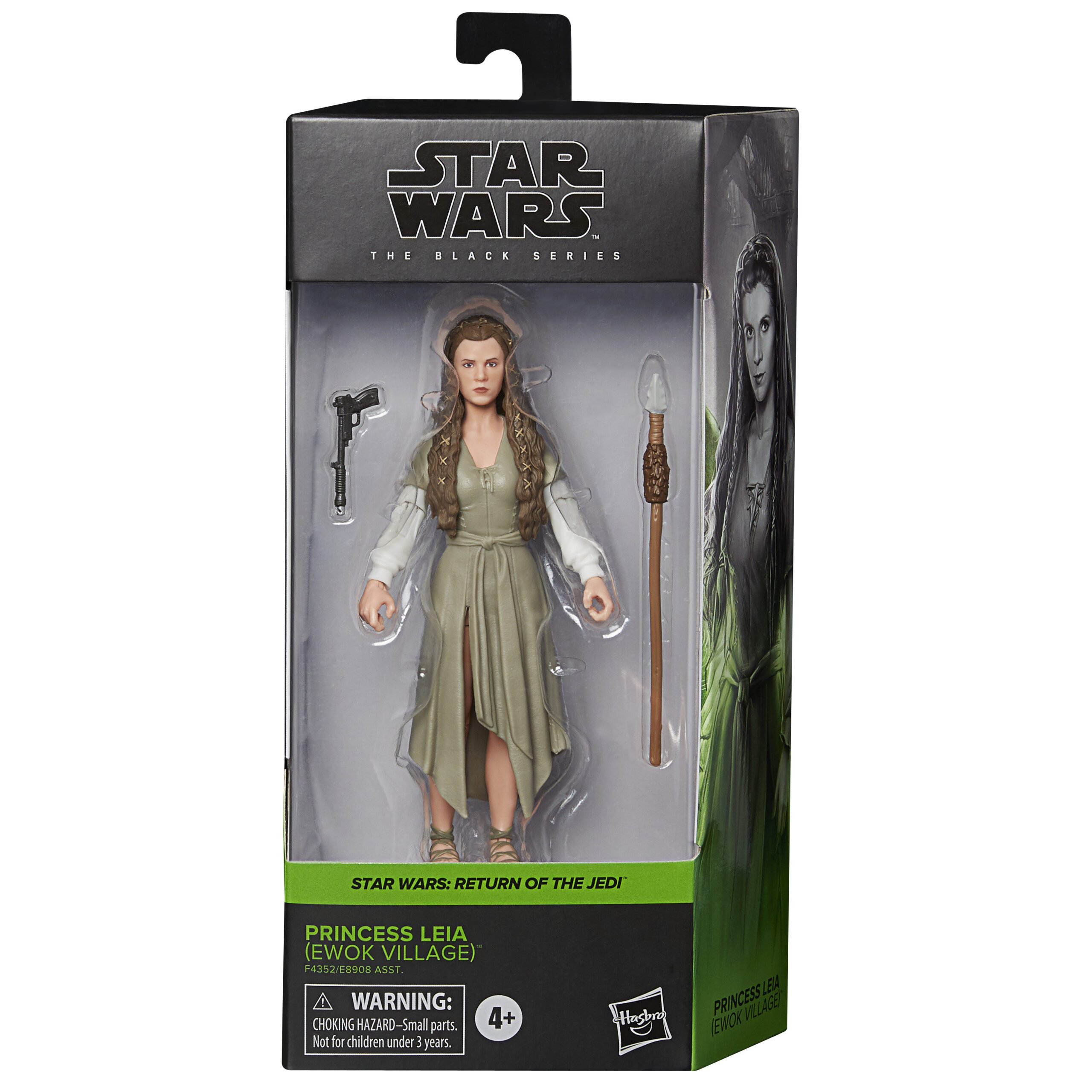 Figura hasbro princess leia ewok village return of the jedi black series - Imagen 3