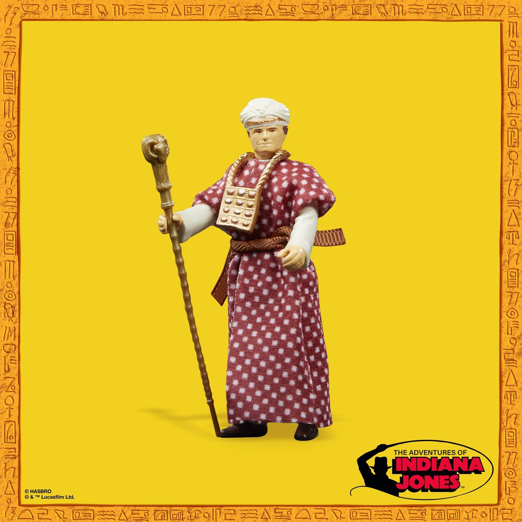 Figura hasbro retro collection indiana jones riders if the lost ark - belloq (ceremonial) - Imagen 2