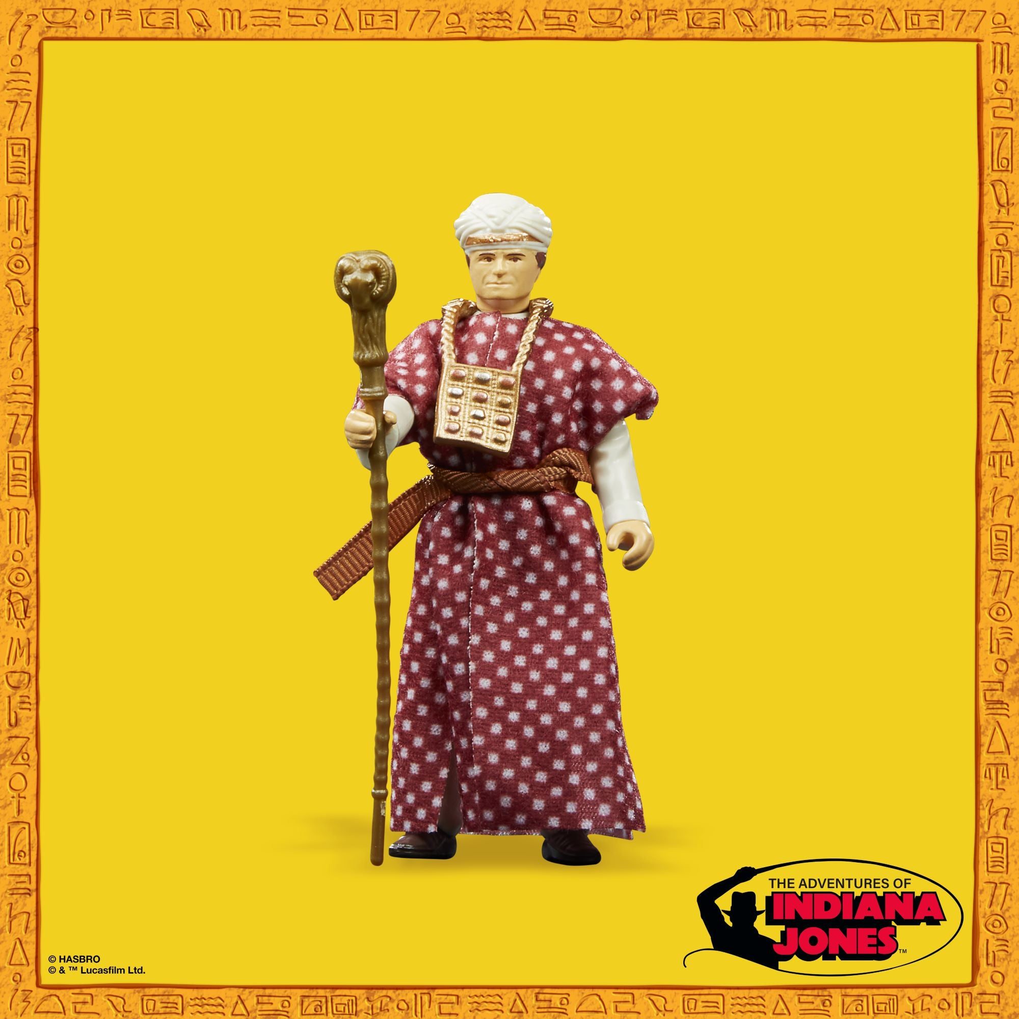 Figura hasbro retro collection indiana jones riders if the lost ark - belloq (ceremonial) - Imagen 3