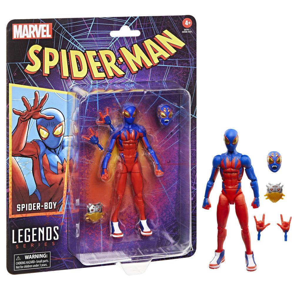 Figura hasbro marvel legends series spider - man spider - boy - Imagen 2