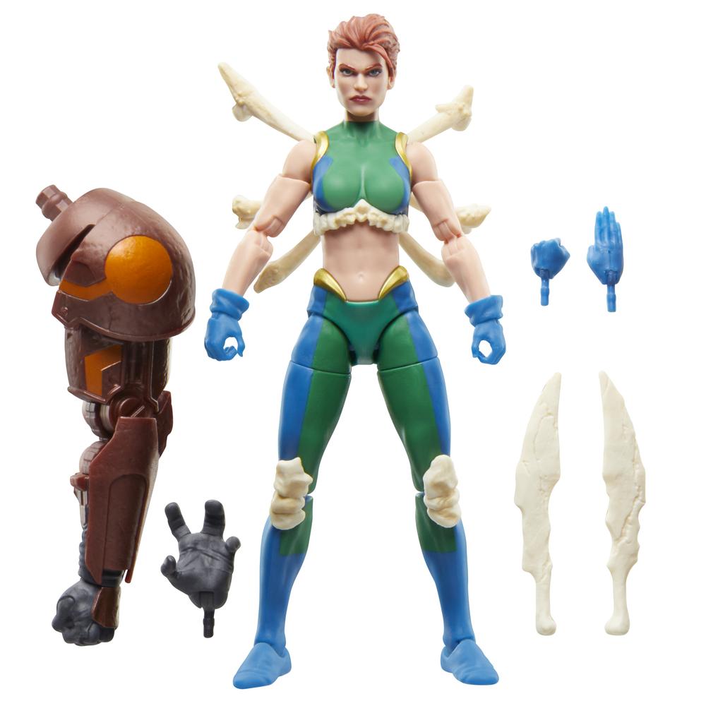 Figura hasbro marvel legends series build a figure marvels nemesis x - men marrow - Imagen 6