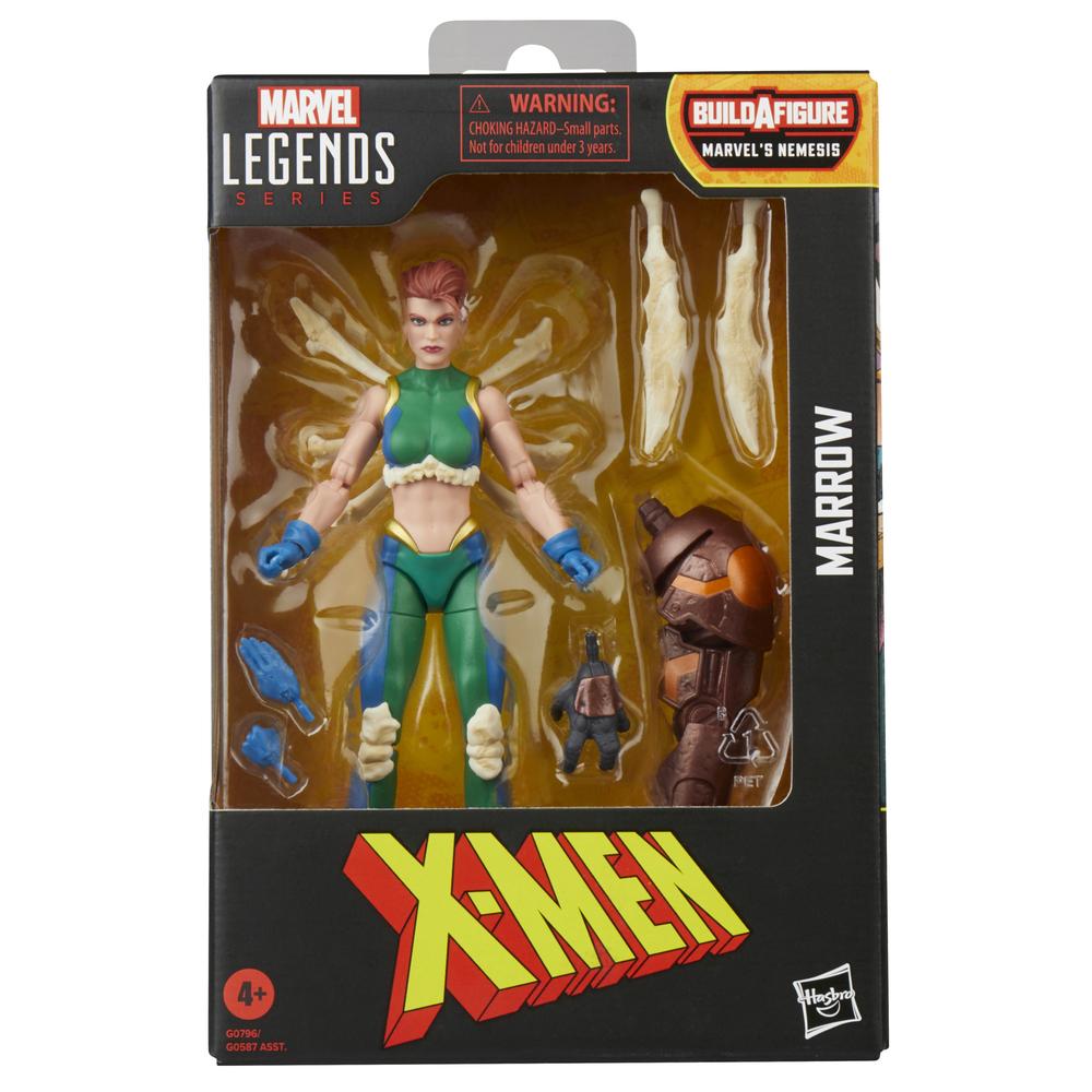 Figura hasbro marvel legends series build a figure marvels nemesis x - men marrow - Imagen 7