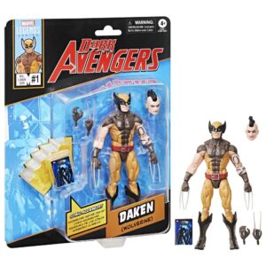 5010996290953 | P/N: G15925X0 | Cod. Artículo: MGS0000025680 Figura hasbro marvel legends dark avengers mini comics daken (wolverine)