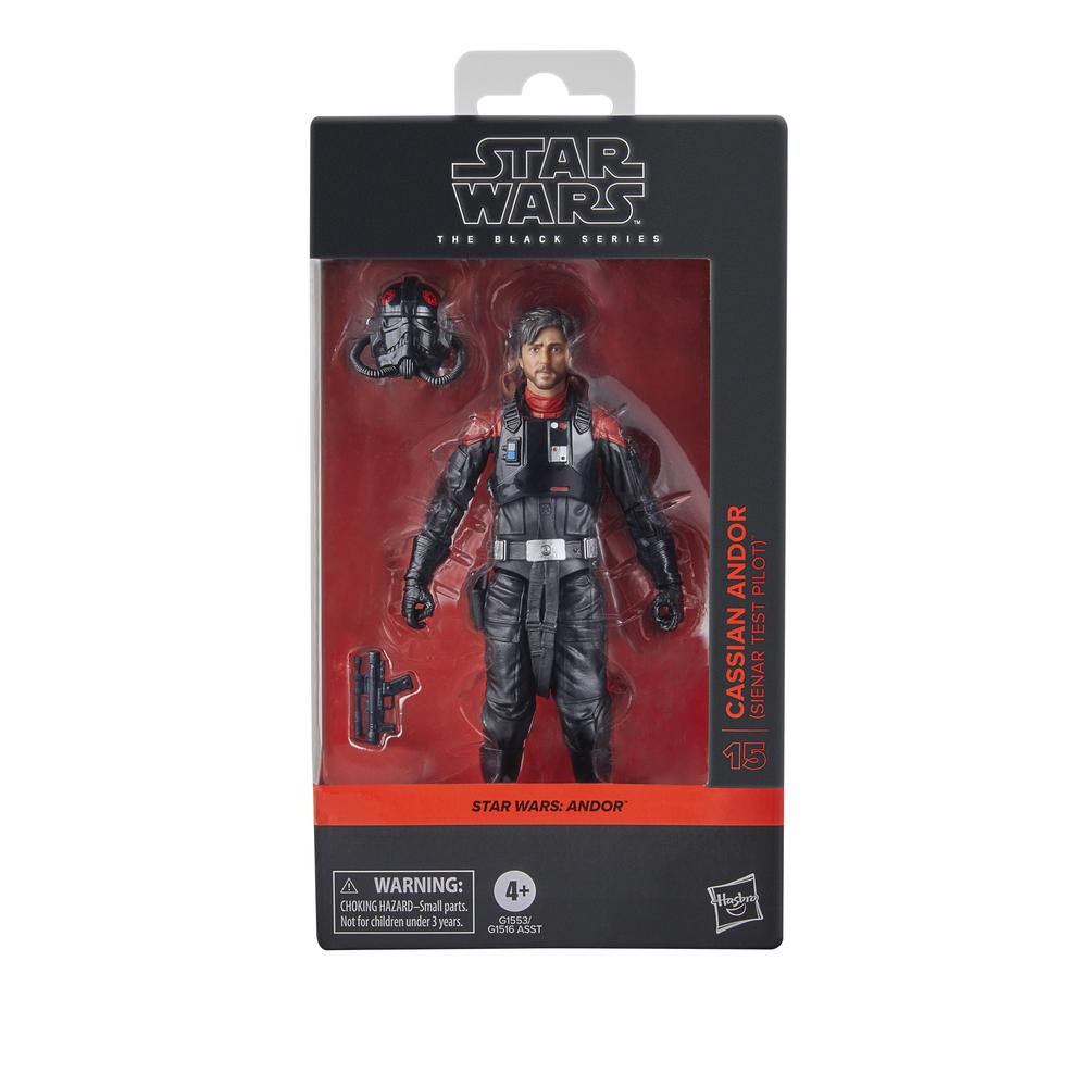 5010996298096 | P/N: G15535X0 | Cod. Artículo: MGS0000026440 Figura hasbro star wars the black series cassian andor (sienar test pilot)
