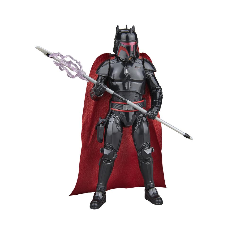 Figura hasbro star wars the mandalorian the black series moft gideon (dark trooper armor) - Imagen 3