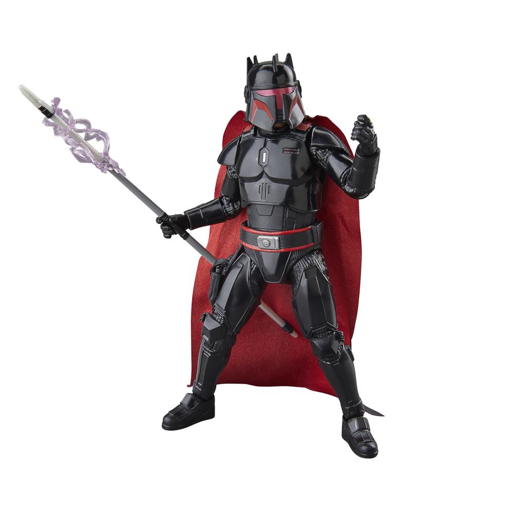 Figura hasbro star wars the mandalorian the black series moft gideon (dark trooper armor) - Imagen 7