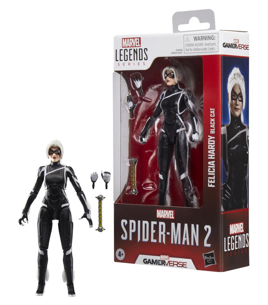5010996300539 | P/N: G08385X0 | Cod. Artículo: MGS0000026229 Figura hasbro marvel legends series spider - man 2 felicia hardy (black cat)