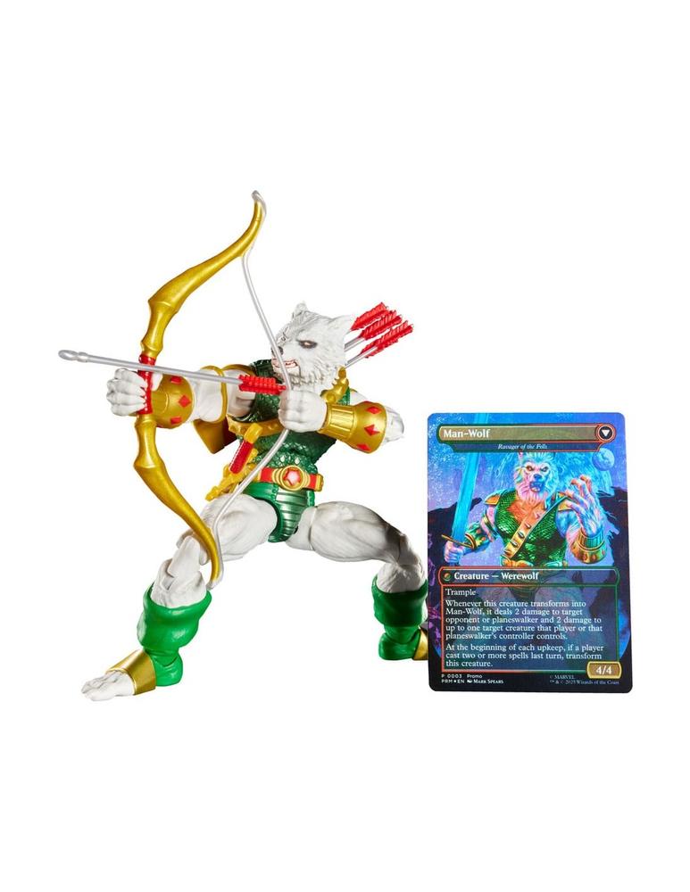 Figura hasbro marvel legends series magic the gathering man - wolf - Imagen 3