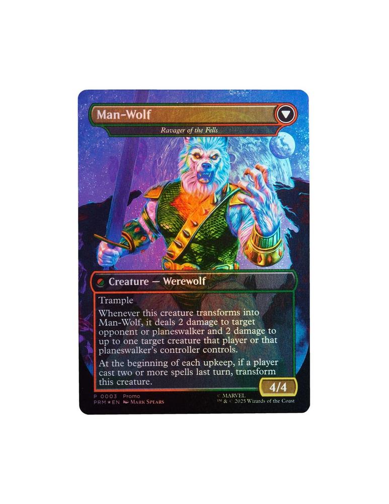 Figura hasbro marvel legends series magic the gathering man - wolf - Imagen 7