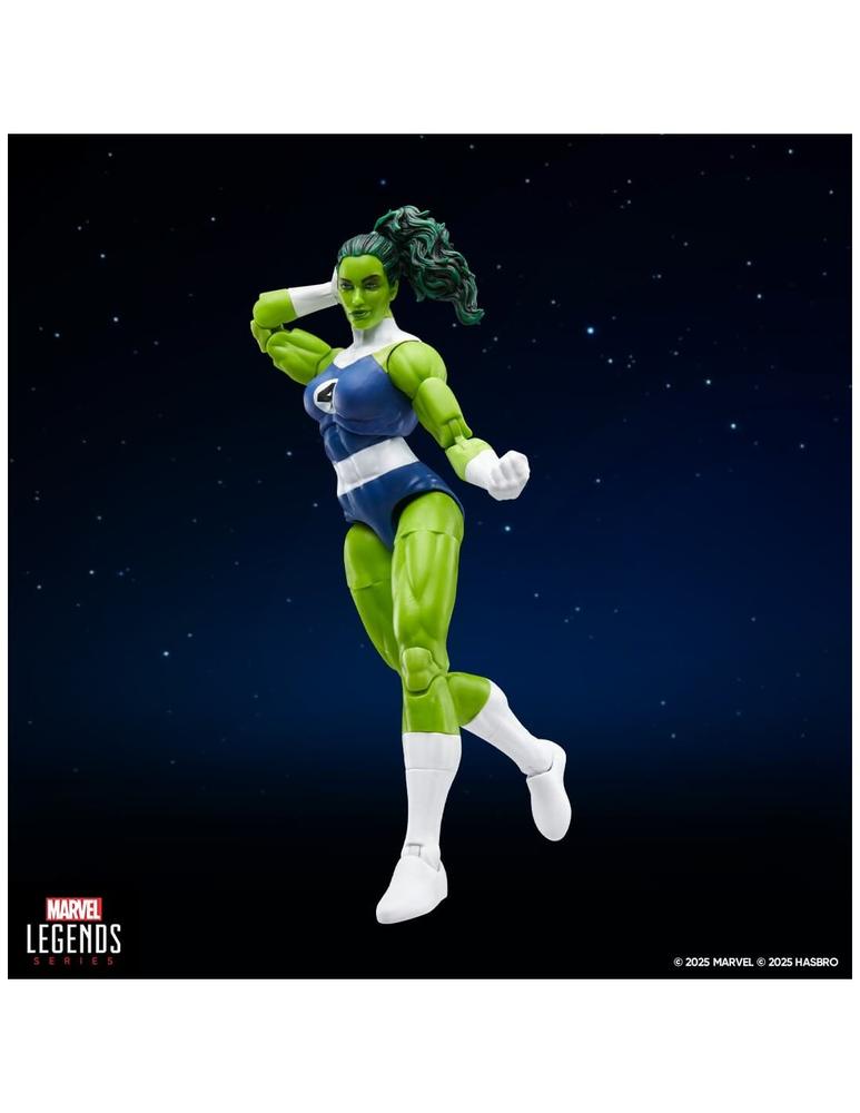Figura hasbro marvel legends series retro fantastic four she hulk - Imagen 3
