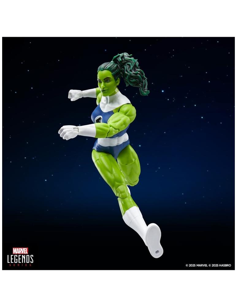 Figura hasbro marvel legends series retro fantastic four she hulk - Imagen 4