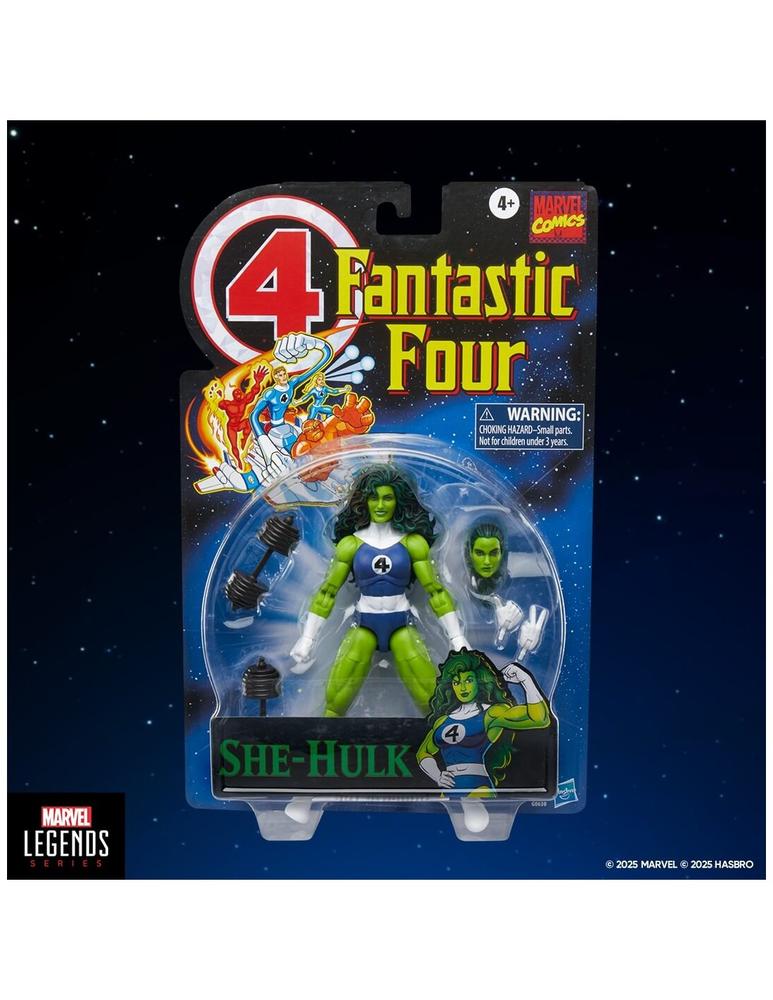 5010996335265 | P/N: G0630 | Cod. Artículo: MGS0000027777 Figura hasbro marvel legends series retro fantastic four she hulk