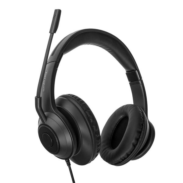 Auriculares stereo targus alambrico negro usb - Imagen 4