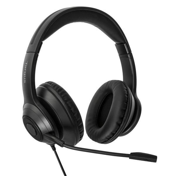 Auriculares stereo targus alambrico negro usb - Imagen 5