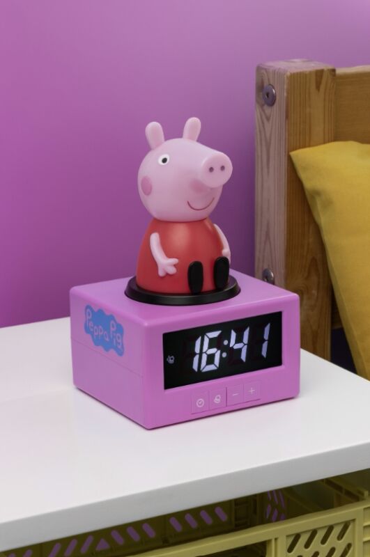 5056577728279 | P/N: | Cod. Artículo: MGS0000024780 Reloj despertador paladone peppa pig con cable usb