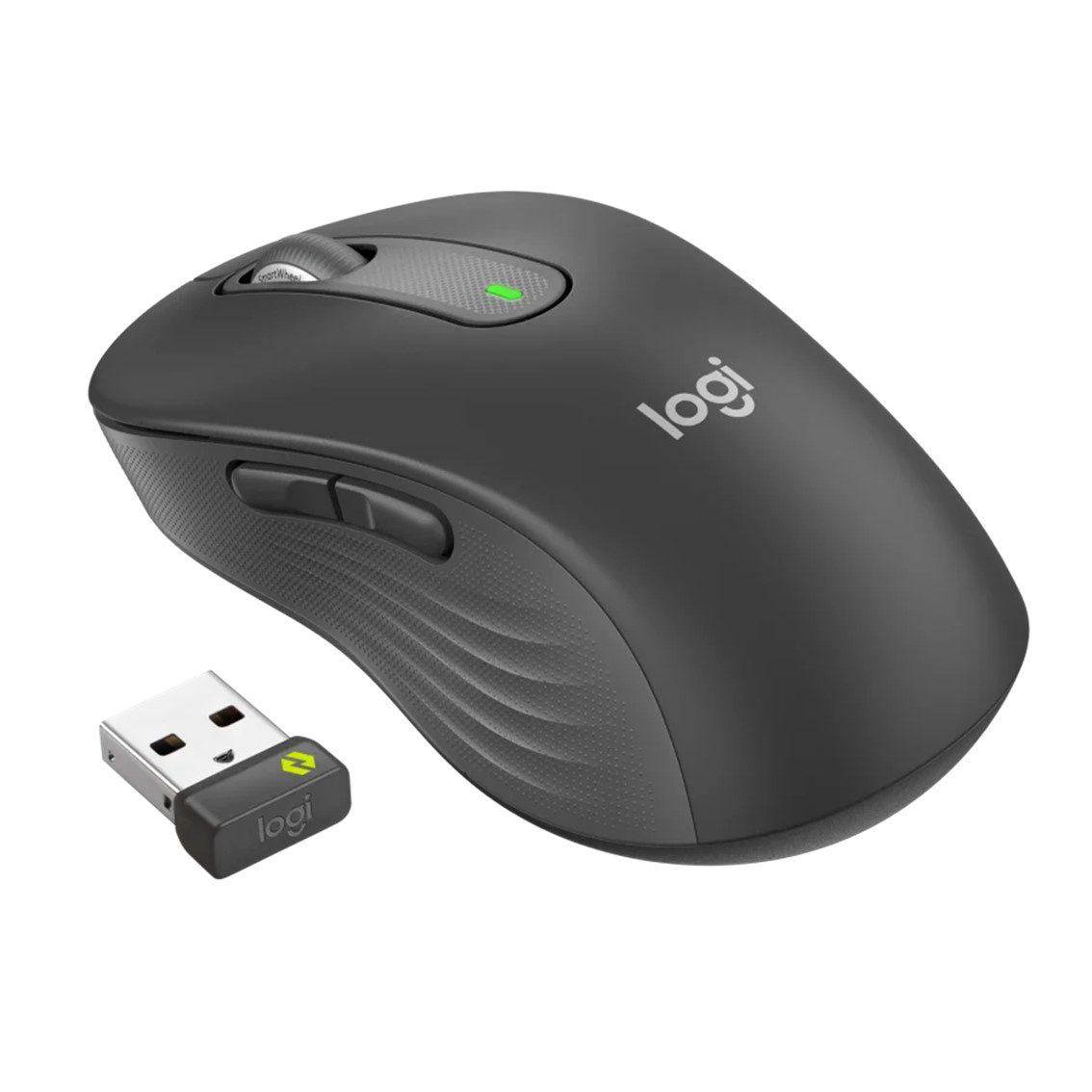 Mouse raton logitech m650 for business grande wireless inalambrico grafito - Imagen 2