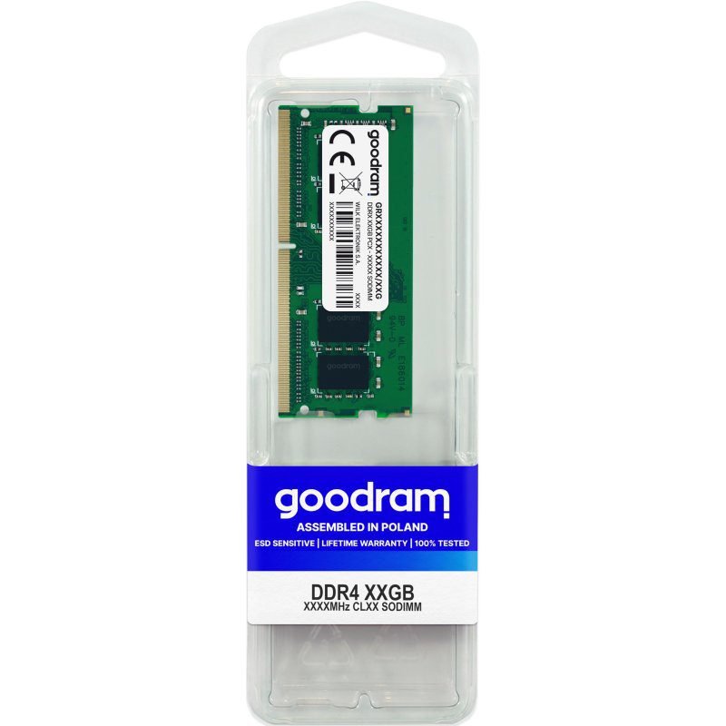 Memoria ddr4 goodram 16gb - sodimm - 3200mhz - pc4 25600 - cl22 - Imagen 3