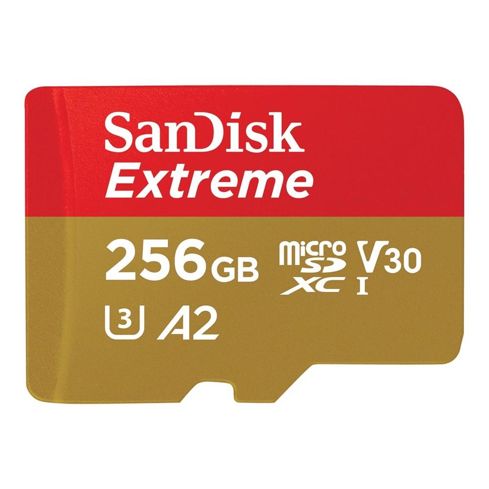 619659188504 | P/N: SDSQXAV-256G-GN6MA | Cod. Artículo: DSP0000032952 Tarjeta memoria micro secure digital 256gb sandisk extreme clase 10 uhs - i u3 + adaptador