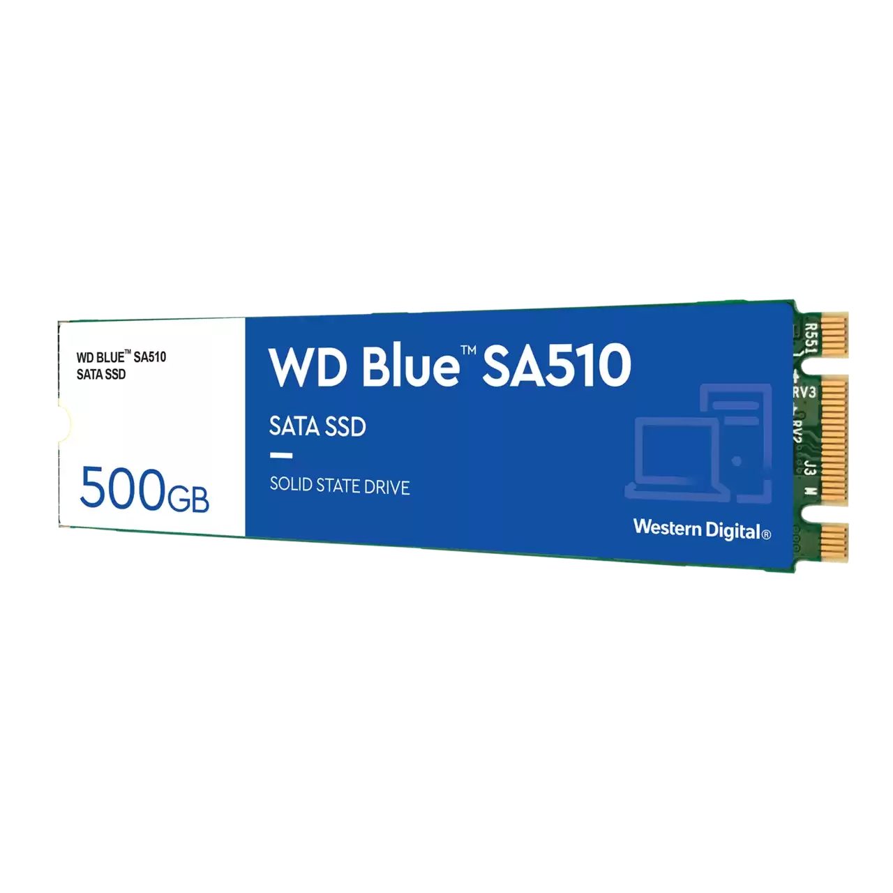 Disco duro interno ssd wd western digital blue wds500g3b0b 500gb m.2 2280 sata3 - Imagen 2
