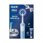 8006530203869 | P/N: VITPRO/BL+2RF+DENTR | Cod. Artículo: MGS0000031302 Cepillo dental electrico braun oral - b vitality pro blanco + 2 cabezales y dentifrico