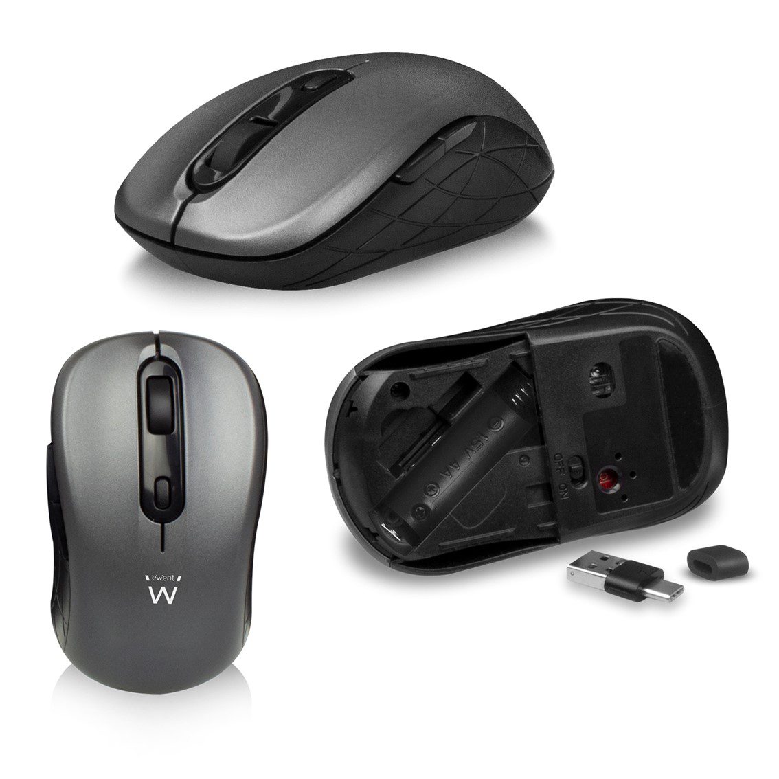 Kit teclado + mouse raton ewent ew3272 wireless inalambrico - Imagen 3