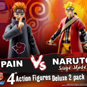 819872012772 | P/N: NA012770 | Cod. Artículo: DSP0000008761 Pack 2 figuras toynami naruto naruto sage mode vs pain exclusiva