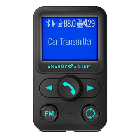 8432426455249 | P/N: 455249 | Cod. Artículo: DSP0000014615 Transmisor fm coche xtra bluetooth energy sistem - 1.4 pulgadas lcd - asistente de voz - carga usb - mp3
