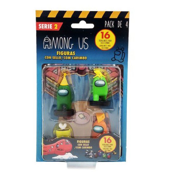 8432752037416 | P/N: 64115230 | Cod. Artículo: DSP0000011319 Figuras among us s2 caja pack 4