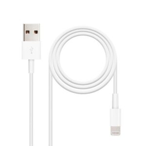 8433281010895 | P/N: 10.10.0400 | Cod. Artículo: DSP0000007571 Cable lightning a usb tipo a nanocable 50cm - macho - macho