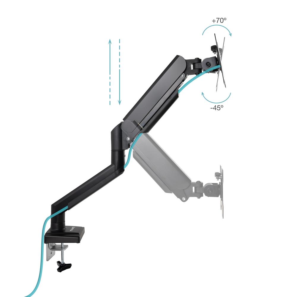 Soporte mesa tooq hasta 34 pulgadas vesa 100 x 100 max 10kg - Imagen 2