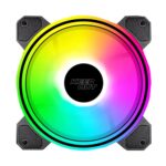 8435099533955 | P/N: XFC-120DR | Cod. Artículo: DSP0000029245 Ventilador caja keep out xfc - 120dr argb 120mm negro