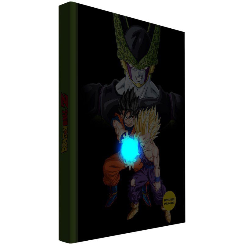 Libreta sd toys dragon ball z batalla final cell con luz - Imagen 3