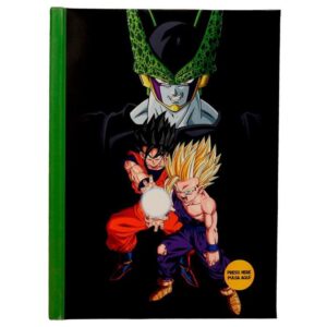 8435450249860 | P/N: SDTDRB24986 | Cod. Artículo: MGS0000030992 Libreta sd toys dragon ball z batalla final cell con luz