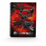 8435450254246 | P/N: UNI25424 | Cod. Artículo: DSP0000009178 Libreta efecto 3d carnivorous jurassic world