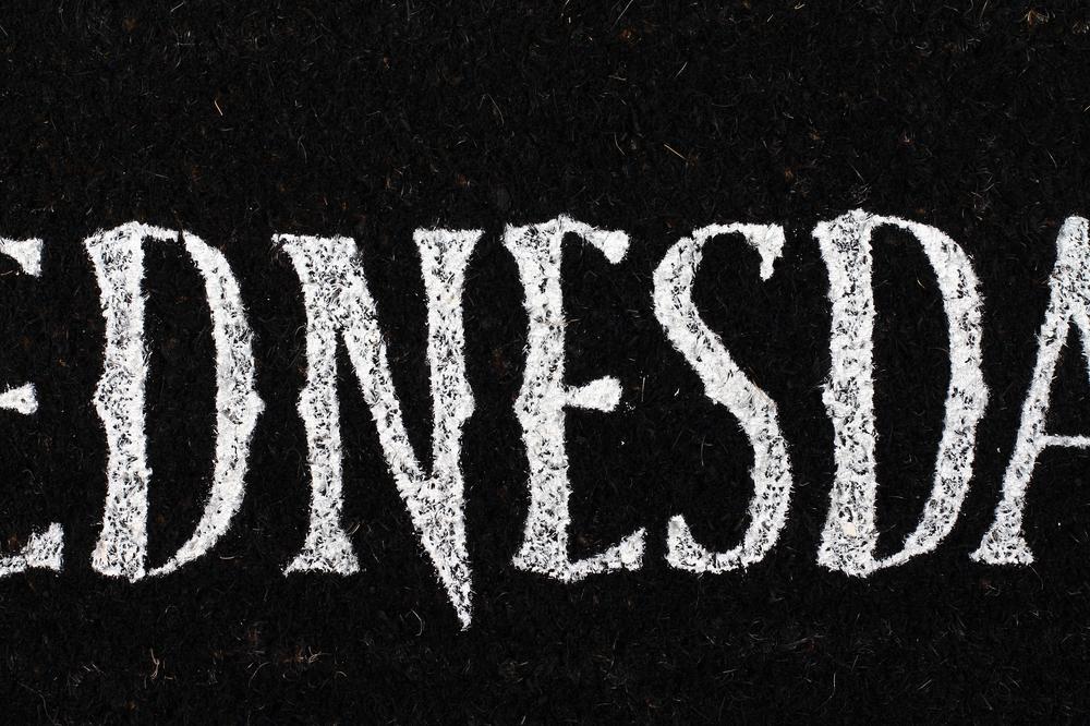 Felpudo 60x40 cm logo wednesday - Imagen 2