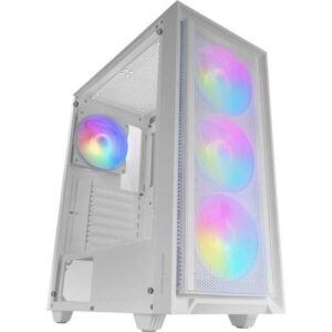 8435693107996 | P/N: MCAIRW | Cod. Artículo: DSP0000029105 Caja ordenador mars gaming mc - air atx frgb cristal templado blanco