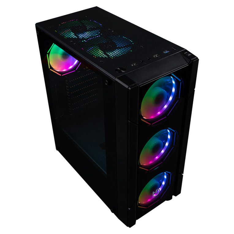 Caja ordenador gaming hiditec atx v30 argb cristal templado - Imagen 3