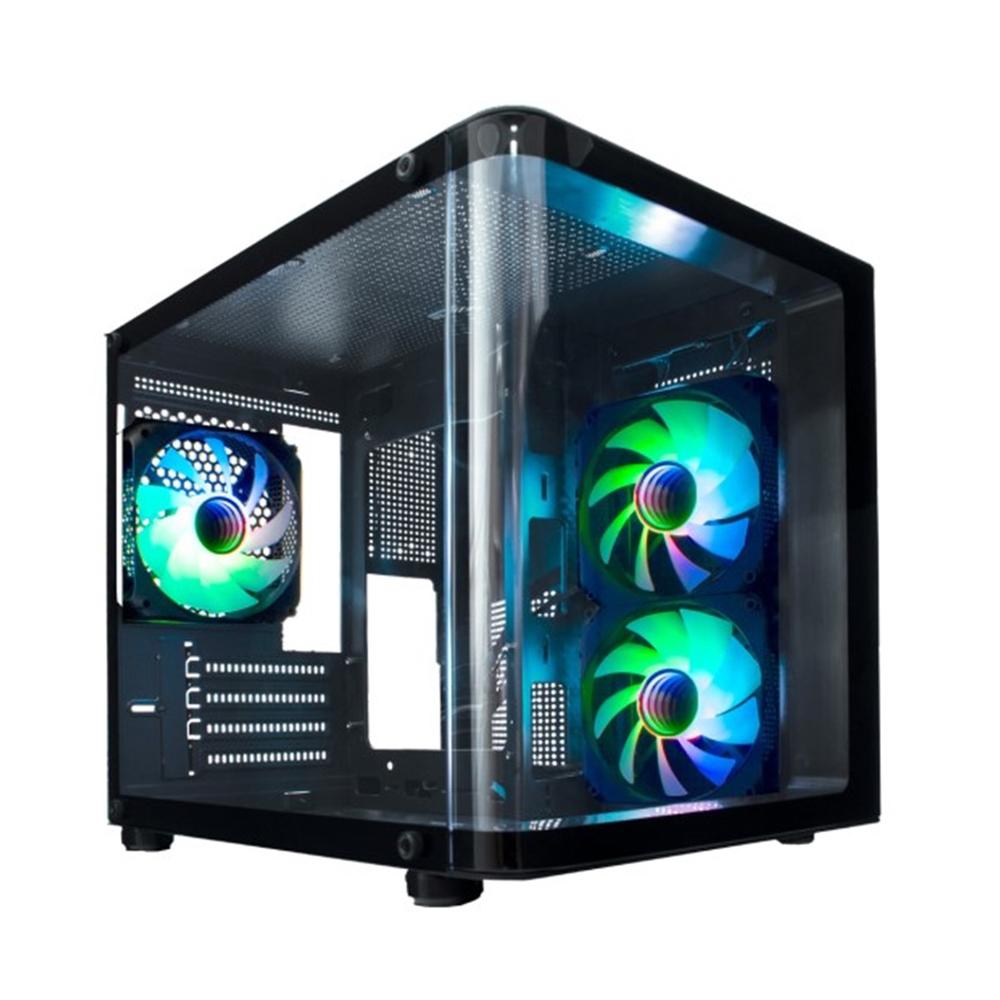 8436556143106 | P/N: COO-CHA-GM100-0 | Cod. Artículo: MGS0000025086 Caja ordenador gaming coolbox gm100 vision argb microatx