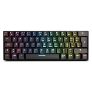 8436587971532 | P/N: NXKROMKLSTRSP | Cod. Artículo: DSP0000003284 Teclado mini krom gaming kluster rgb wireless