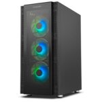 8436587972706 | P/N: NXHUMMERHORUS | Cod. Artículo: DSP0000009655 Caja ordenador gaming nox hummer horus atx  1 x usb 3.0 2 x usb 2.0 4 x 120mm argb