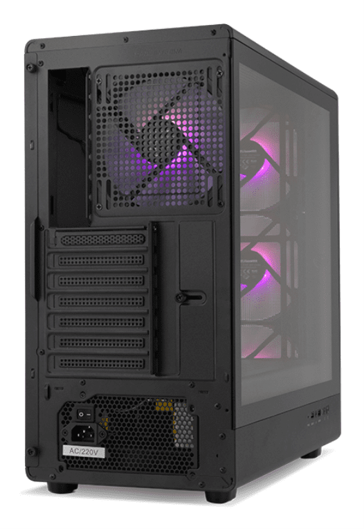 Caja ordenador gaming nox hyperflow hummer aero atx argb cristal templado negro - Imagen 4